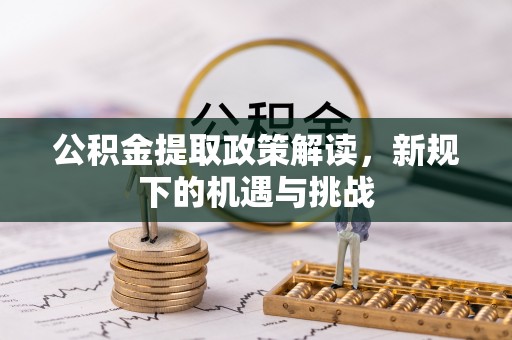 红原公积金提取政策解读，新规下的机遇与挑战