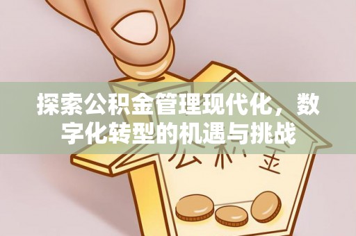 红原探索公积金管理现代化，数字化转型的机遇与挑战