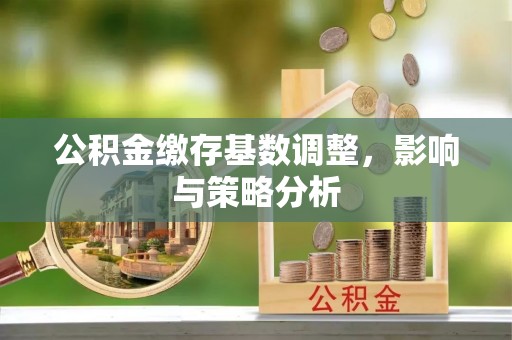 红原公积金缴存基数调整，影响与策略分析