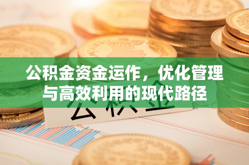 红原公积金资金运作，优化管理与高效利用的现代路径