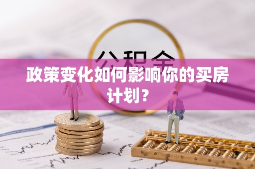 红原政策变化如何影响你的买房计划？