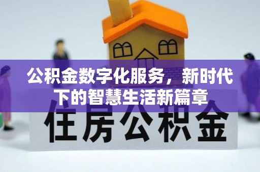 红原公积金数字化服务，新时代下的智慧生活新篇章