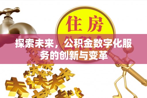 红原探索未来，公积金数字化服务的创新与变革