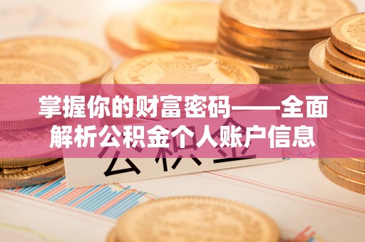 红原掌握你的财富密码——全面解析公积金个人账户信息