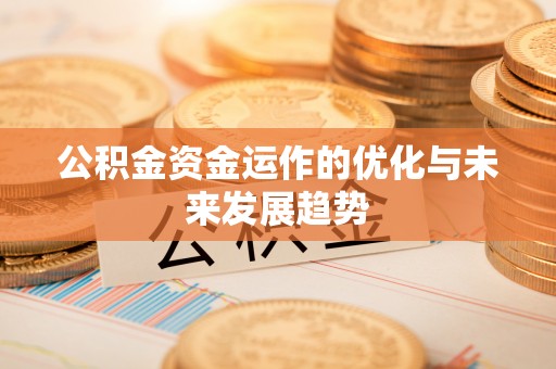 红原公积金资金运作的优化与未来发展趋势