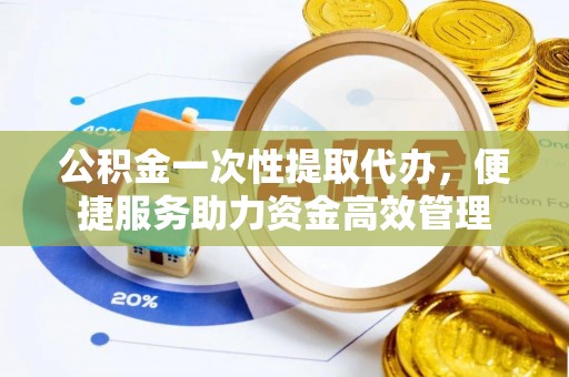 红原公积金一次性提取代办，便捷服务助力资金高效管理