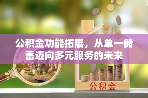红原公积金功能拓展，从单一储蓄迈向多元服务的未来
