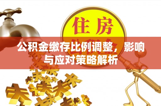 红原公积金缴存比例调整，影响与应对策略解析