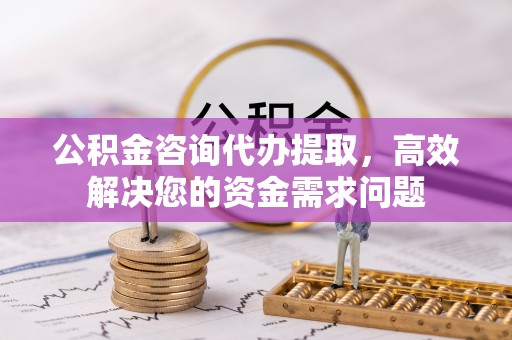红原公积金咨询代办提取，高效解决您的资金需求问题