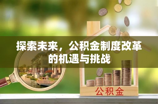 红原探索未来，公积金制度改革的机遇与挑战
